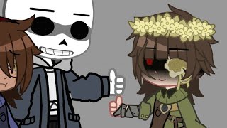 quotHow Fanon Sans and Chara Relationship looked like Vs My AUquot  Undertale [upl. by Scevor]