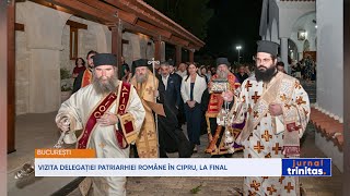 Vizita delegației Patriarhiei Române în Cipru la final [upl. by Eidak192]