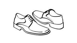 How to Draw Mens Dress Shoes [upl. by Gilson]