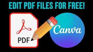 How to Edit a PDF File for Free Using Canva [upl. by Jelena]