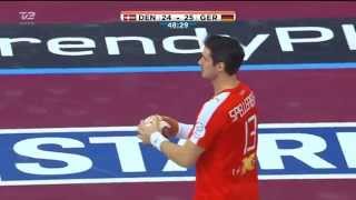 █▬█ Denmark  Germany Second Half 24th Mens Handball World Championship 20150120 [upl. by Aeslehs]