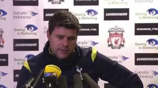 Mauricio Pochettino Spurs were unlucky to lose at Liverpool [upl. by Jonathon1]