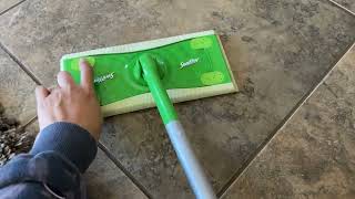 Swiffer Sweeper 2in1 Dry  Wet Floor Mopping and Sweeping Kit Quick Review [upl. by Ioves951]