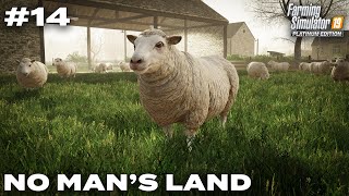 Building The Sheep Farm amp Buying Sheep  No Mans Land 14 Farming Simulator 19 Timelapse [upl. by Alig]