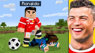 I Fooled my Friend as RONALDO in Minecraft [upl. by Elison513]