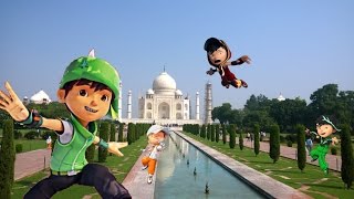 BOBOIBOY KUASA 7 di TAJ MAHAL INDIA  emang kenal sama SHIVA antv [upl. by Harms]