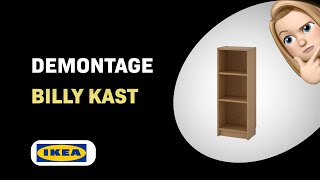 Hoe demonteer je jouw Ikea BILLY kast [upl. by Sherri]