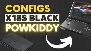 Primeiras configurações Powkiddy x18s Black Ultra  Unboxing [upl. by Amorita]