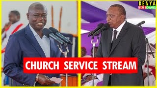 LIVE CHURCH SERVICE  Rigathi Gachagua Dorcas amp Uhuru Kenyatta allies to address Ruto amp Kindiki [upl. by Yrak]