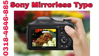 Sony DSCH300 Point amp shoot camera with 35x optical zoom reviews and setting [upl. by Engenia]