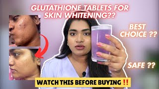 I Took Glutathione tablets Here’s What Happened ‼️ [upl. by Placia274]