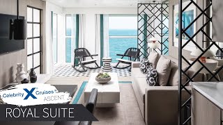 Celebrity Ascent  Royal Suite Full Walkthrough Tour amp Review 4K  Celebrity Cruises [upl. by Blackstock611]