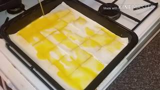 بقلاوة سهلة و سريعة 🍭How to make Baklawa in 5 minutes [upl. by Packton720]