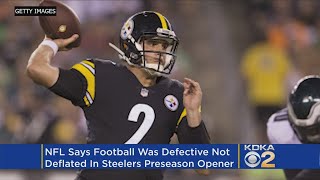 NFL Deflated Football Used By Steelers Was ‘Defective’ [upl. by Norra]