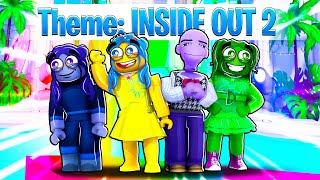 INSIDE OUT 2 CHARACTERS DRESS TO IMPRESS  Roblox Funny Moments [upl. by Maice]