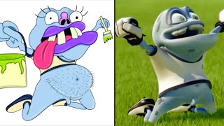 crazy frog we are the champions drawing meme  try not to laugh [upl. by Defant]