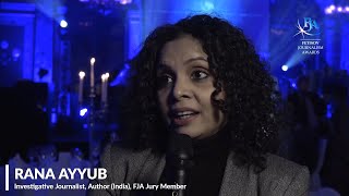 Rana Ayyub Investigative Journalist and Author India – Interview – Fetisov Journalism Awards [upl. by Odele]