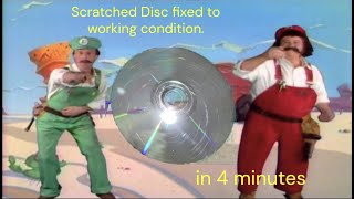 Fixing BADLY scratched disc MARIO CART Wii [upl. by Daughtry847]