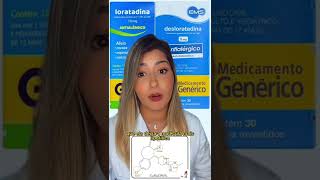 LORATADINA X DESLORATADINA farma medicamentos farmacia saude farmaceutico information [upl. by Enelia]