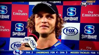 Nick Cummins Honey Badger Funny Interview [upl. by Neneek]