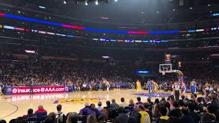 Lakers Section 112 row 5 Cryptocom Arena View from your seat [upl. by Bremen25]