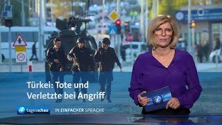 tagesschau in Einfacher Sprache 1900 Uhr 23102024 [upl. by Ginzburg]