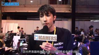 美國職業選手CLG HotshotGG現場訪問  2011 IEM6廣州站  LoL英雄聯盟 [upl. by Lowrance902]