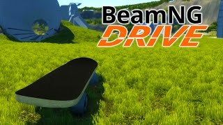 BeamNGDrive 3  GIANT SKATEBOARD [upl. by Eluk]