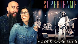 Supertramp  Fools Overture REACTION with my wife [upl. by Riaj]