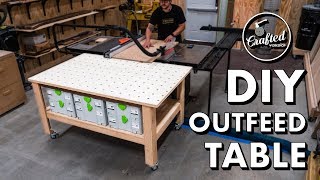 DIY MFTStyle Outfeed Table Assembly Table amp Workbench  How To Build [upl. by Butcher]