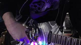 Showing my Gene immons Axe amp my Ibanez Custom IceDestroyer Just Playing whatever Part 2 of 2 [upl. by Sucramd862]