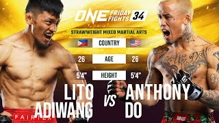 Explosive MMA Scrap  Lito Adiwang vs Anthony Do Full Fight [upl. by Ecaidnac]