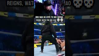 He Was So Focused Roman Reigns Came out Watch Til The End LMAO royalrumble2024 [upl. by Ingraham]