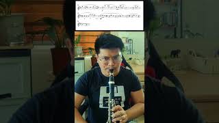 Trying to play the solo part of Danzon no 2 by Arturo Marquez with the Midi Orchestra 😅clarinet [upl. by Crockett]