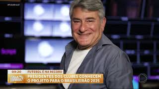 Reunião da Liga Forte União discute transmissão do Campeonato Brasileiro na RECORD [upl. by Natalya256]