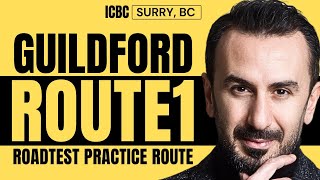 ICBC Surrey Guildford Drivers Test Route Part 1 [upl. by Feldt]