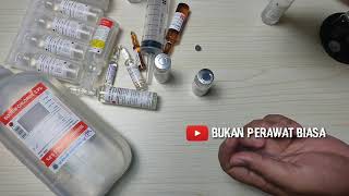 cara menyiapkan obat vial [upl. by Nyrhtac]