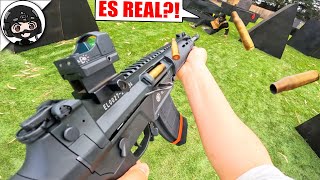 Usé RIFLE REAL en AIRSOFT❓❗️ ME BANEAN❗️ 😱 ▬ Yio Airsoft Gameplay ▬ T191 EampL [upl. by Gilroy]