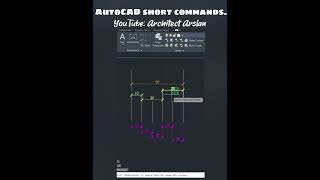 autocad shortcut commands 🖤🖤🤎🤎♥️🥰👁️‍🗨️💜 arcitecture yt ytshort ytviral [upl. by Drusus]