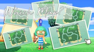 How to Choose your Island Map  How to RESET YOUR MAP  Animal Crossing New Horizons [upl. by Muns748]