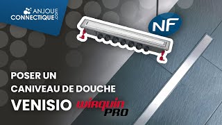 Poser un Caniveau de Douche Venisio WIRQUIN [upl. by Reivaj]