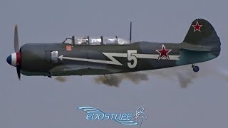 Yakovlev Yak11 Aerobatic Display  CIAV 2018 [upl. by Eelesor433]