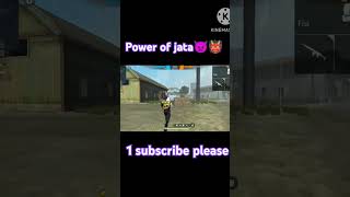 👿👹Power of jata👿👹freefire mobilegaming garenafreefirecsrank vairalshort [upl. by Llirred821]