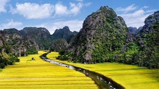 VietnamNinh Binh Tam CocDry Halong bay [upl. by Einnal967]