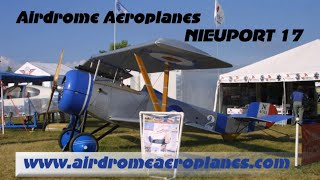 Nieuport 17 Airdrome Aeroplanes Nieuport 17 experimental aircraft kit Robert Baslee [upl. by Joe84]