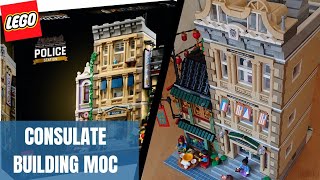 I Turned The LEGO Police Station Set Into This [upl. by Yllrebmik267]