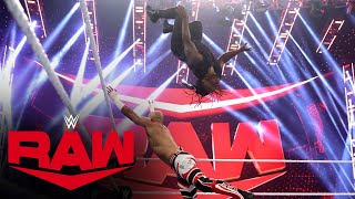 Reggie vs Ricochet – 247 Championship Match Raw Sept 27 2021 [upl. by Ik]