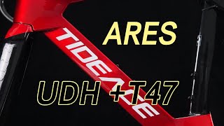 UCI Certified UDH Hanger T47 Bottom Bracket ARES Aerodynamic Road Bicycle Frameset [upl. by Lorimer]