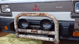 Modifikasi Mitsubishi L300 Van  After mounting the Mitshubishi L300 Bull Bar [upl. by Remat]