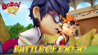 BoBoiBoy English S2E12  Battle of Ejo Jo Part 1 [upl. by Moriah]